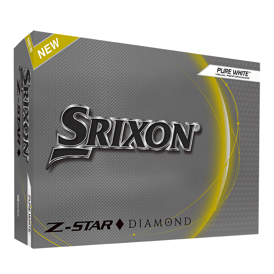Srixon | Golf Balls | Zstar Diamond | Pure White